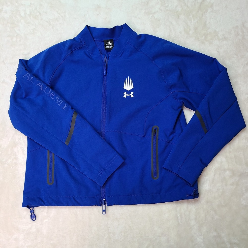 Under Armour IMG Academy Jacket Men's Small Blue Full Zip Training